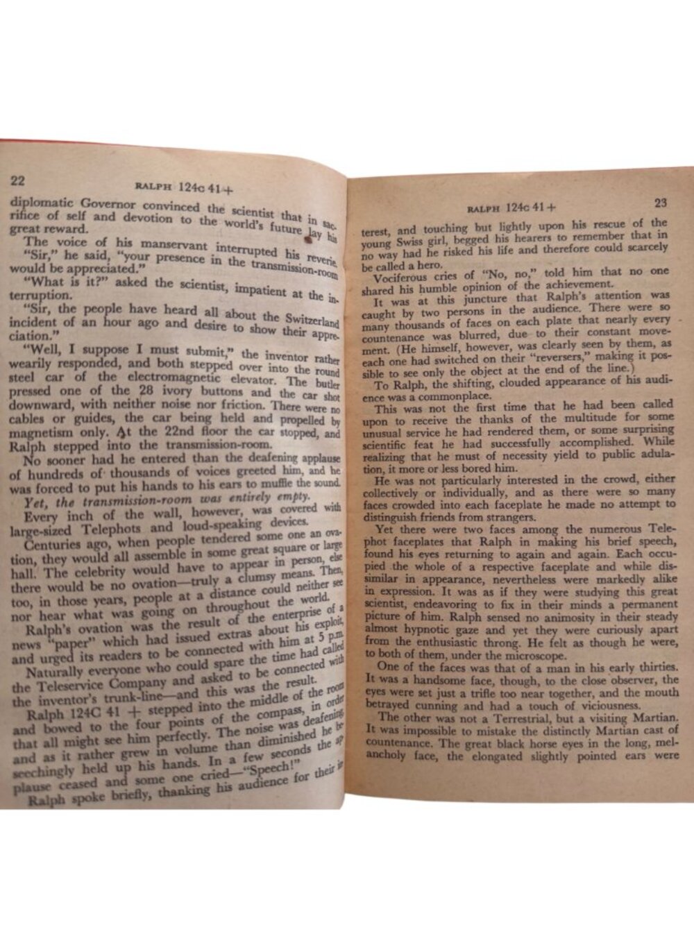 Hugo Gernsbacks Ralph 124C 41+ PB 1958 Crest Reprint Foreword Fletcher Pratt Vtg - Picture 16 of 16